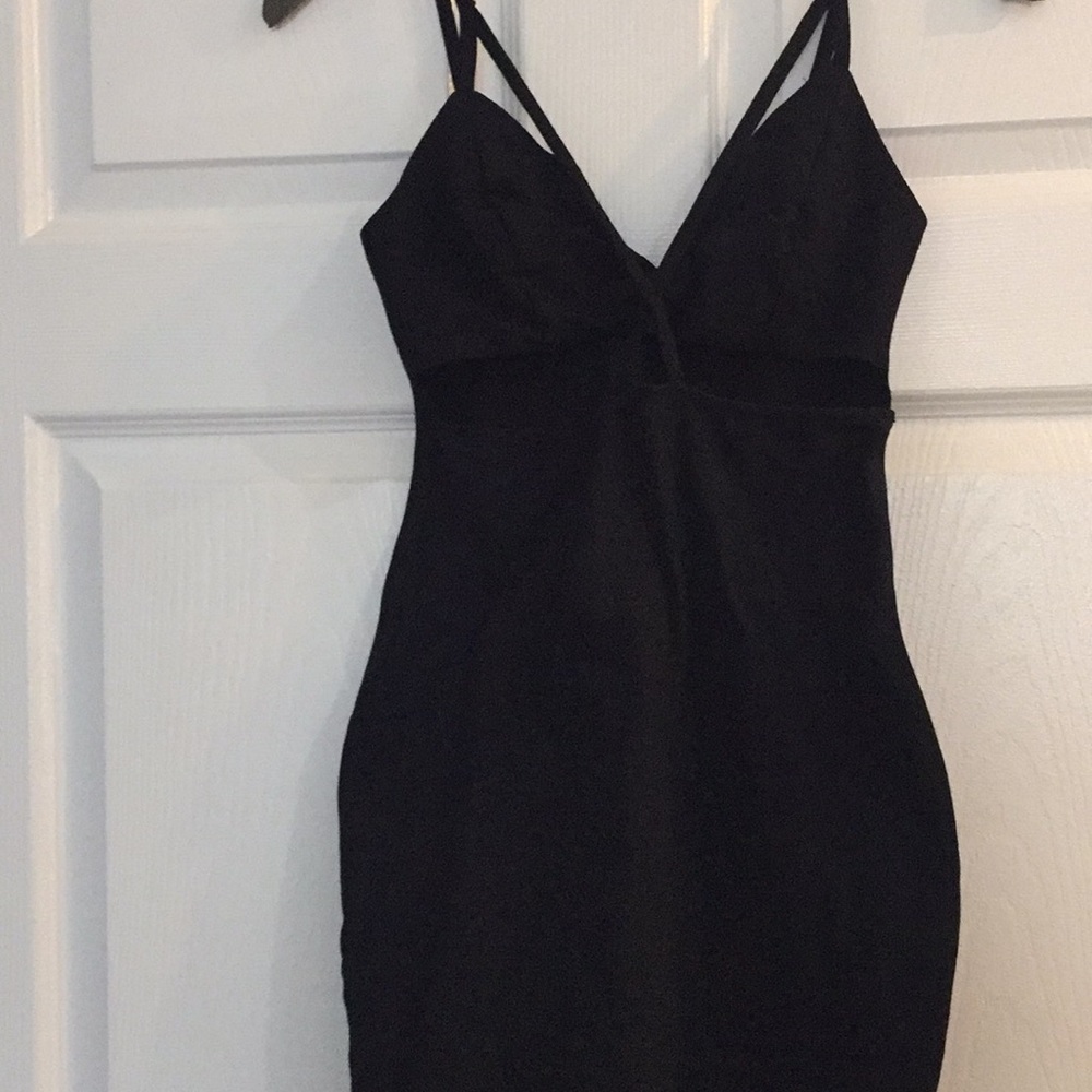 Black Night life cut away dress